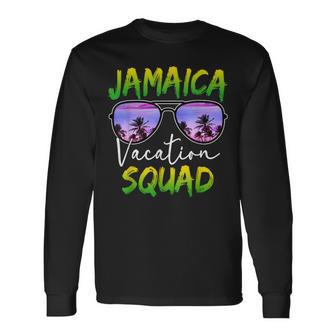 Jamaica Vacation Squad 2025 Matching Group Family Set Squad Long Sleeve T-Shirt - Thegiftio UK