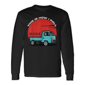 Japan Mini Truck Keiカーキャブオーバーコンパクト4wdオフロードトラック 長袖Tシャツ - Kawaiitshirt