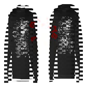Japanese Streetwear Cyberpunk Y2k Techwear Retro Manga Anime Long Sleeve T-Shirt - Monsterry