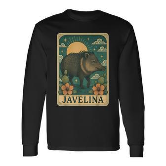 Javelina Tarot Card Long Sleeve T-Shirt - Thegiftio UK