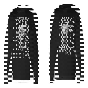 Jesus He Is Risen クリスチャン 復活 救世主 信仰 イースター 長袖Tシャツ - Kawaiitshirt