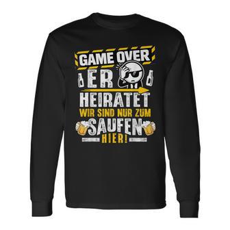 Jga Männer Junggesellenabschied Team Bräutigam Jga Langarmshirts - Seseable