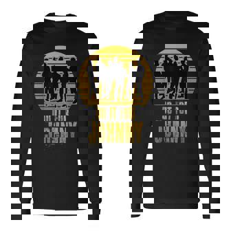 Do It For Johnny Vintage Retro Stay Gold 1983 Ponyboy Long Sleeve T-Shirt | Mazezy