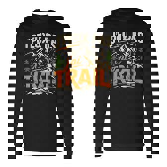 J'peux Pas J'ai Trail Humour Cadeau Running Montagne T-shirt à manches longues - Cadeauxyz