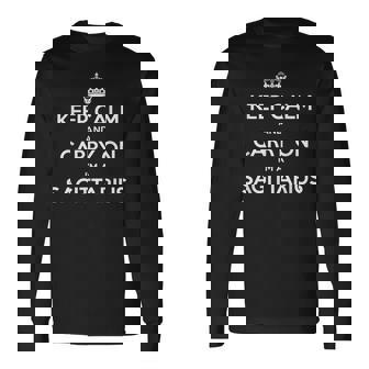 Keep Calm And Carry On I’m a Sagittarius Astrology Long Sleeve T-Shirt | Mazezy