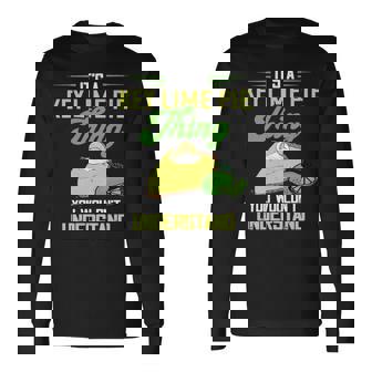 Key Lime Pie Thing レモンパイ デザート タルト フロリダパイ 長袖tシャツ 長袖Tシャツ - Kawaiitshirt