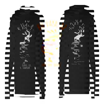 Koaya アリゾナ Usa ダンシング ココペリ 南西部デザイン 長袖Tシャツ - Kawaiitshirt