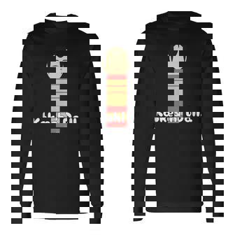 Kokeshi Doll こけし 人形 昭和 大正 レトロ お土産 グッズ 長袖Tシャツ - Kawaiitshirt