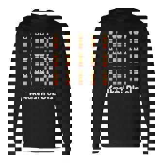 Kokeshi Dolls こけし 人形 着物 明治 大正 昭和 レトロ お土産 長袖Tシャツ - Kawaiitshirt