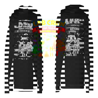 Lab Crew Science Team Medical Tech Lab Week Appreciation Long Sleeve T-Shirt - Monsterry