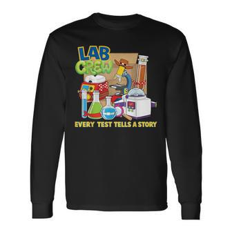 Lab Crew Lab Week Medical Laboratory Technician Team Long Sleeve T-Shirt | Mazezy