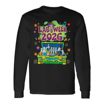 Lab Week 2026 Lab Squad Medical Laboratory Technician Team Long Sleeve T-Shirt | Mazezy