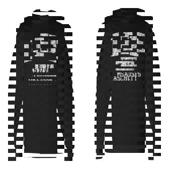 Lee Massachusetts Ma ビンテージ スポーツ 確立されたデザイン 長袖tシャツ 長袖Tシャツ - Kawaiitshirt