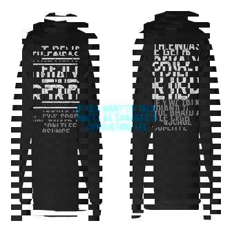 The Legend Has Officially Retired Father Retirement Long Sleeve T-Shirt | Seseable CA