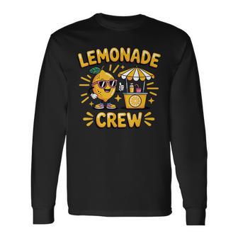 Lemonade Crew Lemonade Day Outfit For All Ages Long Sleeve T-Shirt - Thegiftio UK