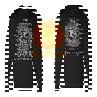 Leyenda Desde 1964 Orgulloso De Nacer En El Año Del Dragón Camiseta de manga larga - Regaloses