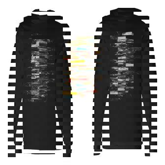 Libro Arte Abstracto Dibujo Pintura Libro Gráfico Camiseta de manga larga - Regaloses