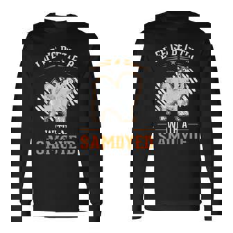 Life Is Better With Aamoyedamojede Langarmshirts - Seseable