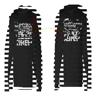 Most Likely To Pet The Reindeer Family Matching Christmas Long Sleeve T-Shirt - Monsterry