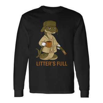 Litter’S Full Snake Lovers Christmas Xmas Long Sleeve T-Shirt - Monsterry
