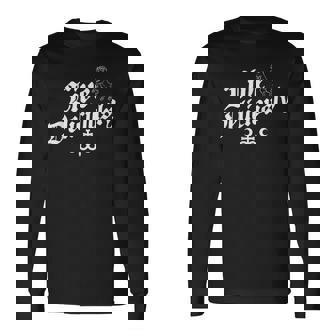 Live Deliciously ヴィンテージ アンティーク調 魔術 オカルト 長袖Tシャツ - Kawaiitshirt