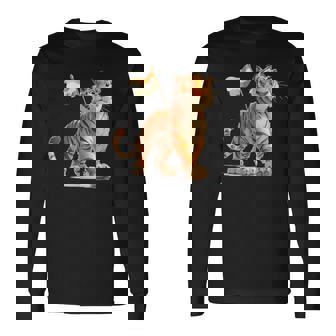 Look Tigre Indien Pour Les Amoureux Du Bengale Et Des Chats T-shirt à manches longues - Cadeauxyz