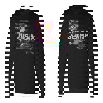 Louisiana State Of Louisiana Retro Louisiana Long Sleeve T-Shirt | Mazezy