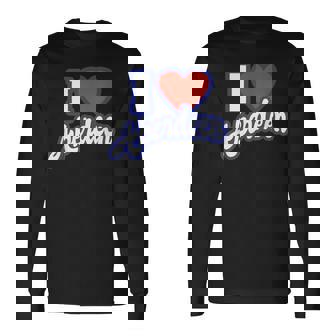 I Love Aberdeen South Dakota Long Sleeve T-Shirt | Mazezy