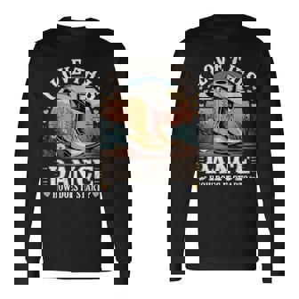 I Love This Dance How Does It Start Line Dancing Long Sleeve T-Shirt | Seseable CA