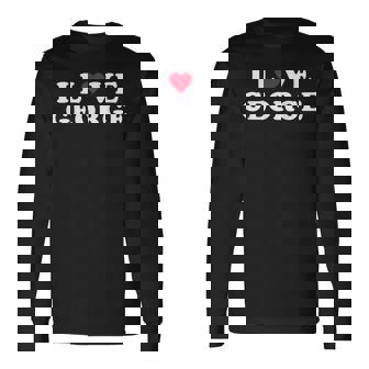 I Love George マッチング ガールフレンド&ボーイフレンド ジョージネーム 長袖Tシャツ - Kawaiitshirt