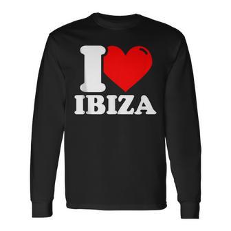 I Love Ibiza In Mangas Camiseta de manga larga - Regaloses