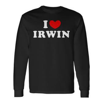 I Love Irwin I Love Irwin Long Sleeve T-Shirt - Thegiftio UK