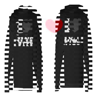 I Love Iwaki いわき大好き 長袖Tシャツ - Kawaiitshirt