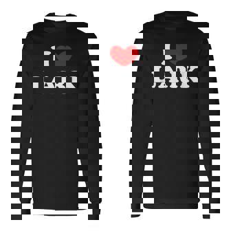 I Love Lark 私は愛する Lark 長袖Tシャツ - Kawaiitshirt