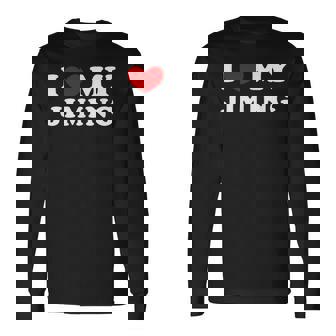 I Love My Jiming 私はジミンが大好きです 長袖Tシャツ - Kawaiitshirt