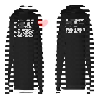 I Love My Naoko アイ・ラブ・マイ・ナオコ 長袖Tシャツ - Kawaiitshirt