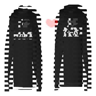 I Love Nami 私は愛する Nami 長袖Tシャツ - Kawaiitshirt