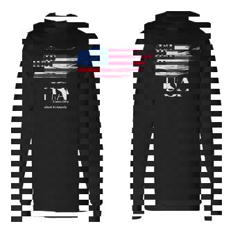 I Love Usa Cool Unitedtates Of America Flag T Usa 長袖Tシャツ - Kawaiitshirt