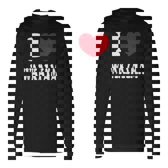 I Love Wakayama 和歌山が大好きです 長袖Tシャツ - Kawaiitshirt