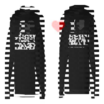 I Love Zucchini Bread Recipes From The Heart Healthy Dessert Long Sleeve T-Shirt | Mazezy