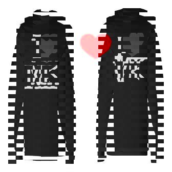 I Love ハート Mk 長袖Tシャツ - Kawaiitshirt