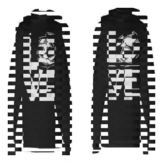 Loveoocer 愛を言うサッカー 長袖Tシャツ - Kawaiitshirt