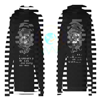 Low Batterytill Flowing 錦鯉 音楽 ヘッドホン 和風 低電力 共感 デザイン 長袖Tシャツ - Kawaiitshirt