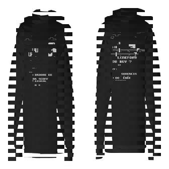 Low Energy Day恐竜サボテンピクセル 長袖Tシャツ - Kawaiitshirt