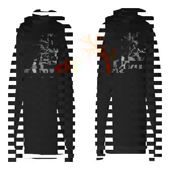 Lumberjack Evolution Landscaping Carpenter Chainsaw Long Sleeve T-Shirt | Mazezy