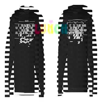 Lunch Lady Back To School Teachers Students Long Sleeve T-Shirt | Seseable FR