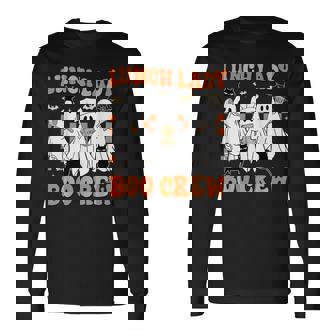 Lunch Lady Boo Crew Ghost Chef Cafeteria Worker Staff Long Sleeve T-Shirt | Seseable FR