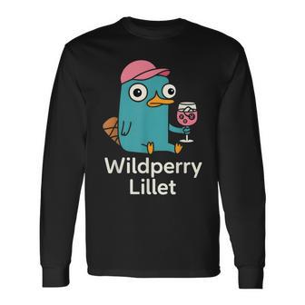 Lustigeschnabeltier Wildpeery Lillet Cocktail Party Langarmshirts - Geschenkecke