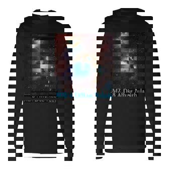 M78 拡散星雲メシエ 78 宇宙天文学 長袖Tシャツ - Kawaiitshirt