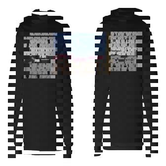 Magritteによるゴルコンダの有名な絵画。 長袖tシャツ 長袖Tシャツ - Kawaiitshirt